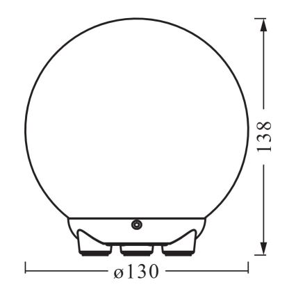 Ledvance - Lámpara de sobremesa LED RGBW regulable SMART+ MAGIC LED/2,5W/5V 2200-6500K Wi-Fi blanca