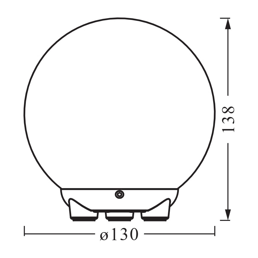 Ledvance - Lámpara de sobremesa LED RGBW regulable SMART+ MAGIC LED/2,5W/5V 2200-6500K Wi-Fi blanca