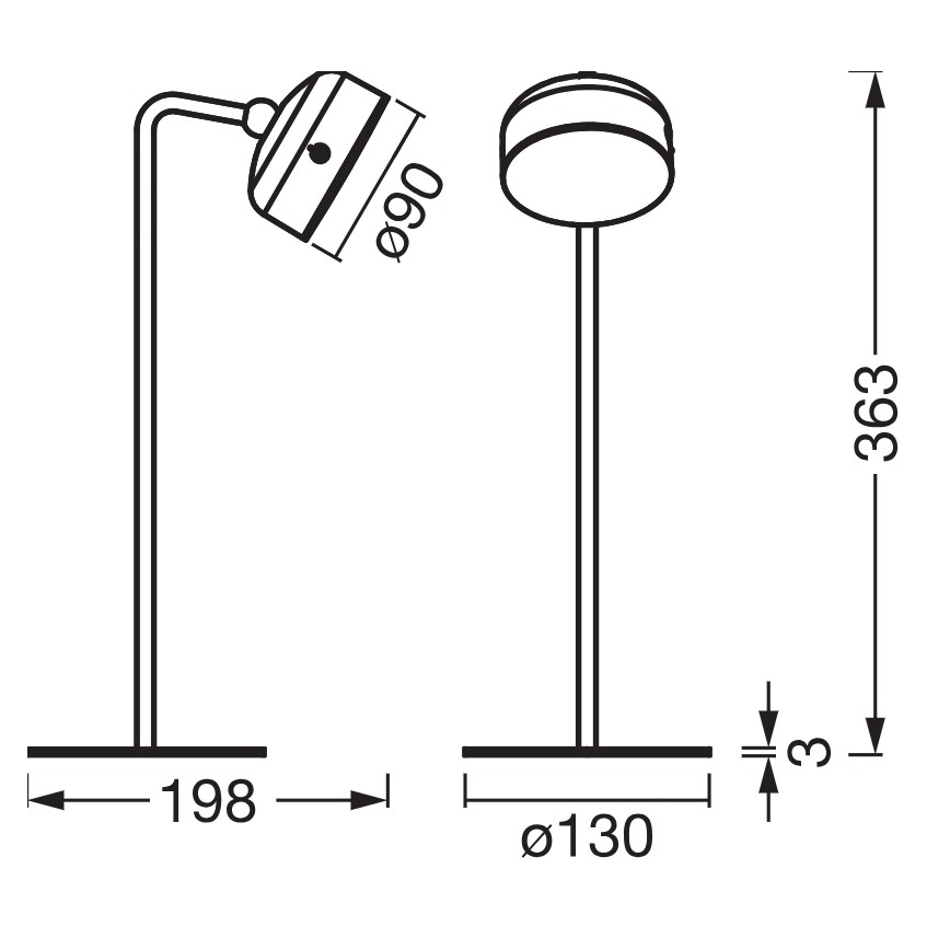 Osram - Lámpara de sobremesa recargable LED regulable 3 en 1 DECOR HELPER LED/1,8W/5V blanca