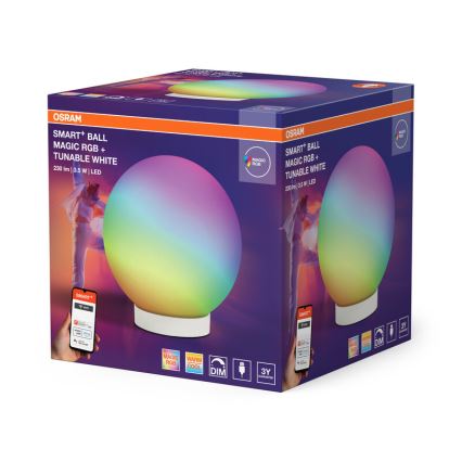 Osram - Lámpara de mesa LED RGBW regulable SMART+ MAGIC LED/3,5W/5V 2200-6500K Wi-Fi