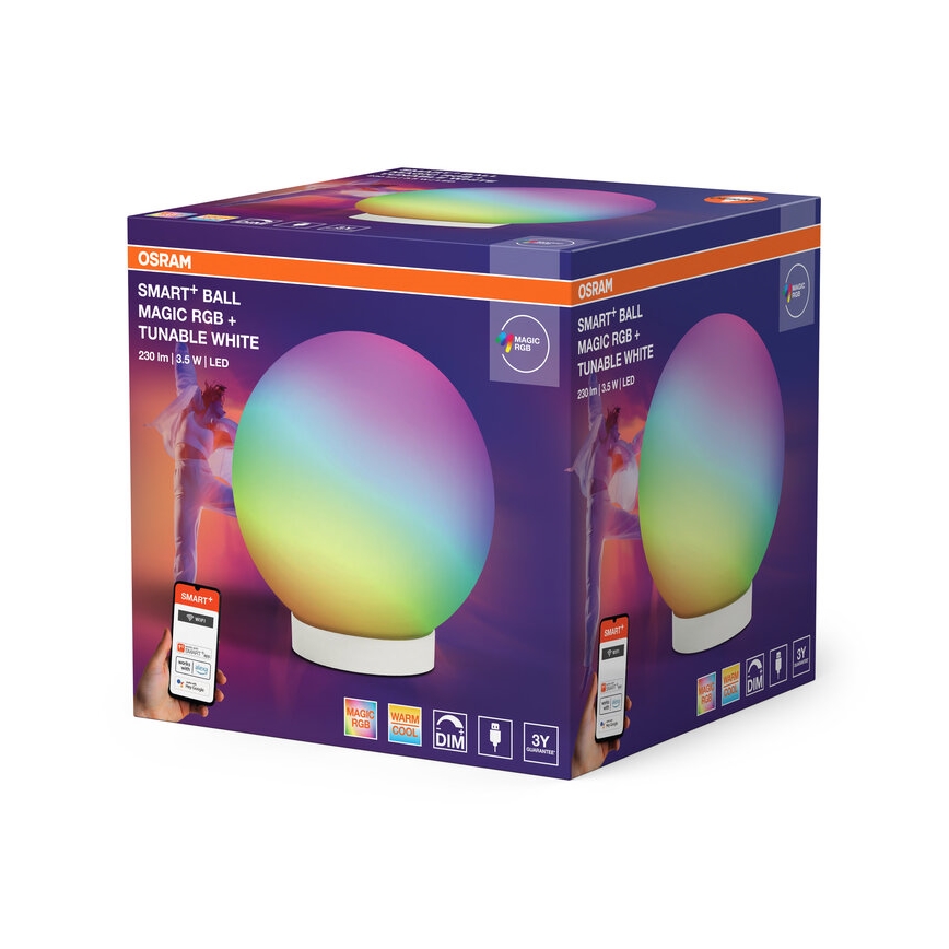 Osram - Lámpara de mesa LED RGBW regulable SMART+ MAGIC LED/3,5W/5V 2200-6500K Wi-Fi