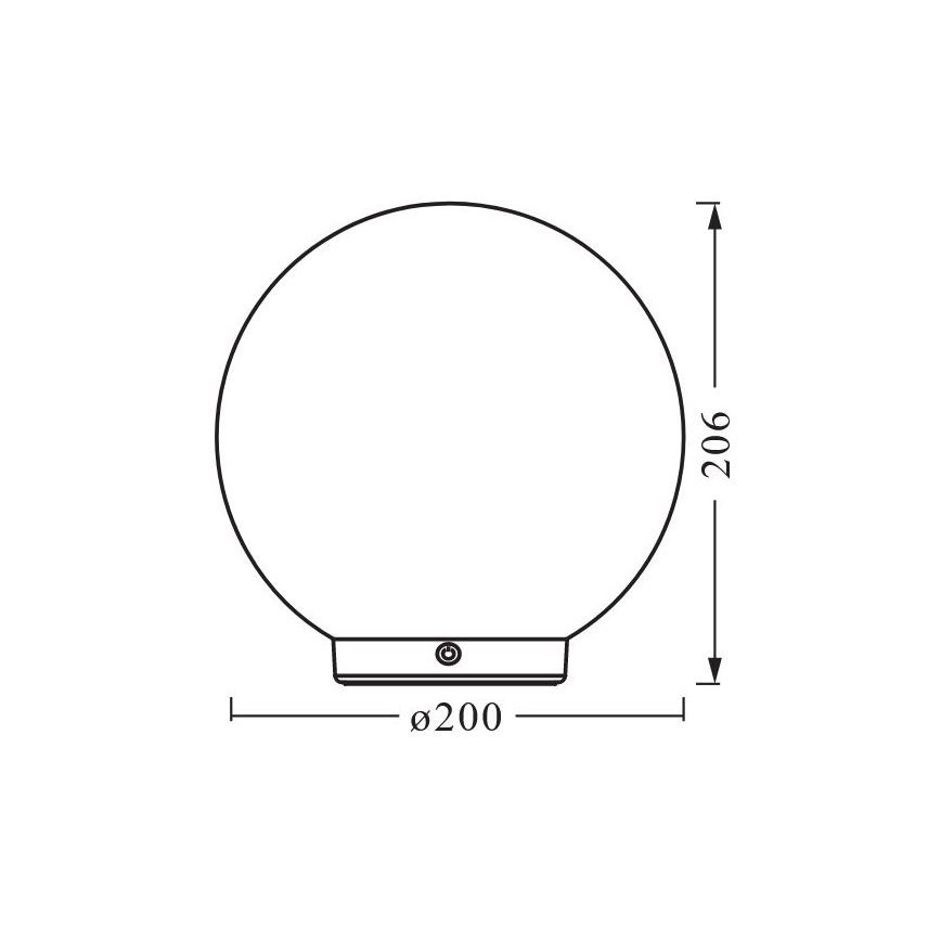 Osram - Lámpara de mesa LED RGBW regulable SMART+ MAGIC LED/3,5W/5V 2200-6500K Wi-Fi