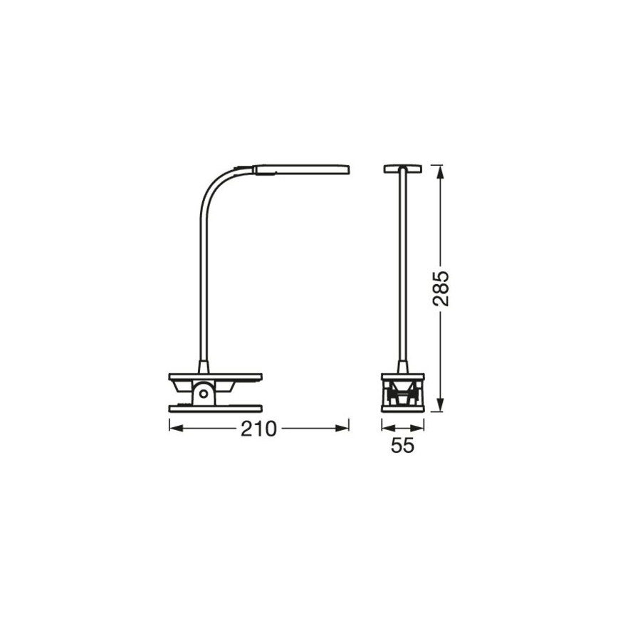 Osram - Lámpara de sobremesa táctil LED regulable PANAN LED/5,2W/5V 1200 mAh