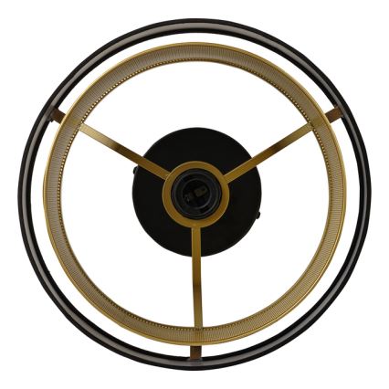 Osram - Lámpara de techo DECOR HORNET 1xE27/10W/230V diámetro 30 cm negro/dorado