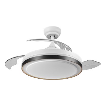 Osram - Lámpara de techo LED con ventilador CEILING FAN LED/66W/230V 3000/4000/6500K blanco + mando a distancia