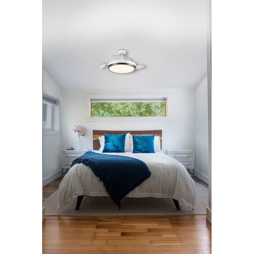 Osram - Lámpara de techo LED con ventilador CEILING FAN LED/66W/230V 3000/4000/6500K blanco + mando a distancia