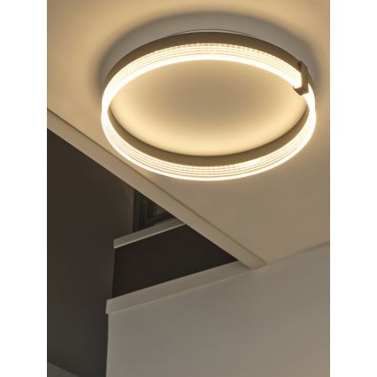 Osram - Plafón LED DECOR CIRCLE LED/25W/230V 3000/4000/6500K diámetro 40 cm negro/blanco