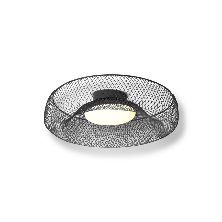 Osram - Lámpara de techo LED DECOR MESH LED/18,5W/230V Ø 30 cm negra