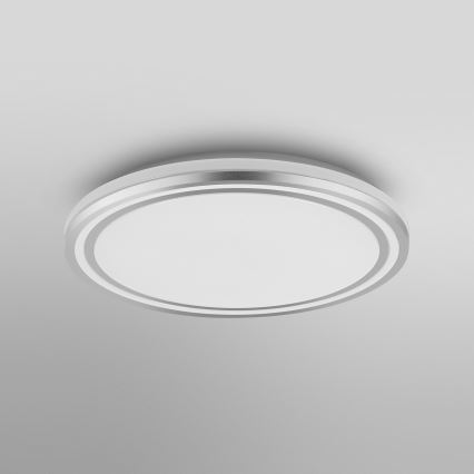 Osram - Lámpara de techo LED ORBIS HELMAN LED/24W/230V Ø 39 cm color plata