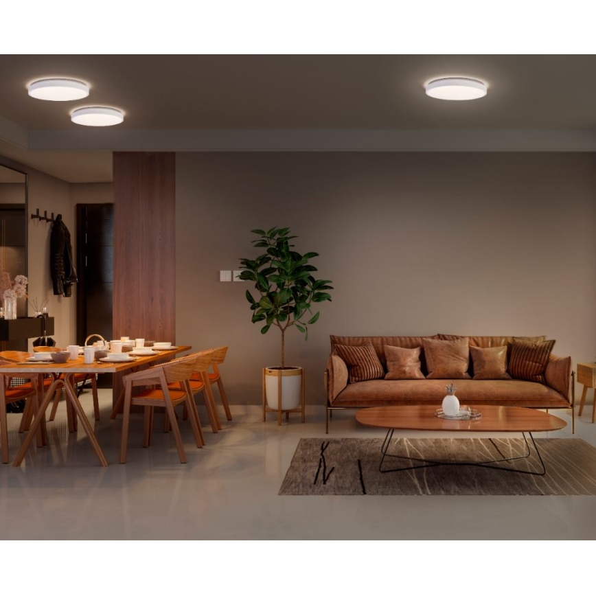 Osram - Lámpara de techo LED ORBIS LONDON LED/16W/230V, diámetro 28 cm, blanca