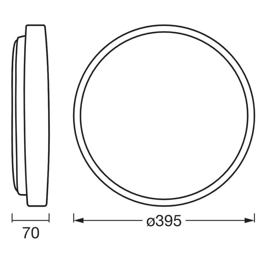Osram - Luminaria de techo LED regulable ORBIS ALISON LED/24W/230V Ø 39,5 cm beige