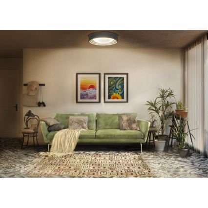 Osram - Luminaria de techo LED regulable ORBIS CONCRETE LED/13W/230V Ø 30 cm gris/hormigón