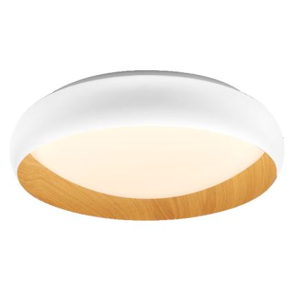 Osram - Lámpara de techo LED regulable ORBIS LIVIA LED/24W/230V diámetro 43 cm blanco/marrón