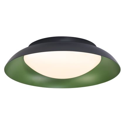 Osram - Plafón LED regulable ORBIS PLATE LED/19W/230V, Ø 31 cm, verde/negro