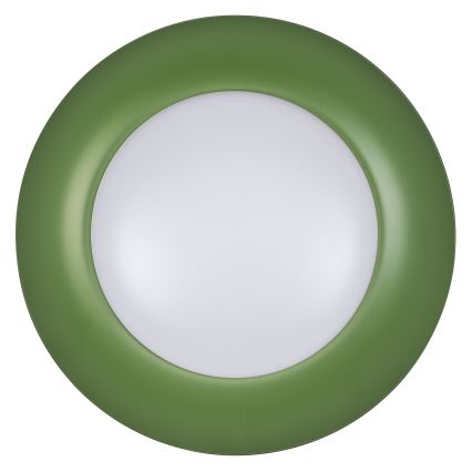 Osram - Plafón LED regulable ORBIS PLATE LED/19W/230V, Ø 31 cm, verde/negro