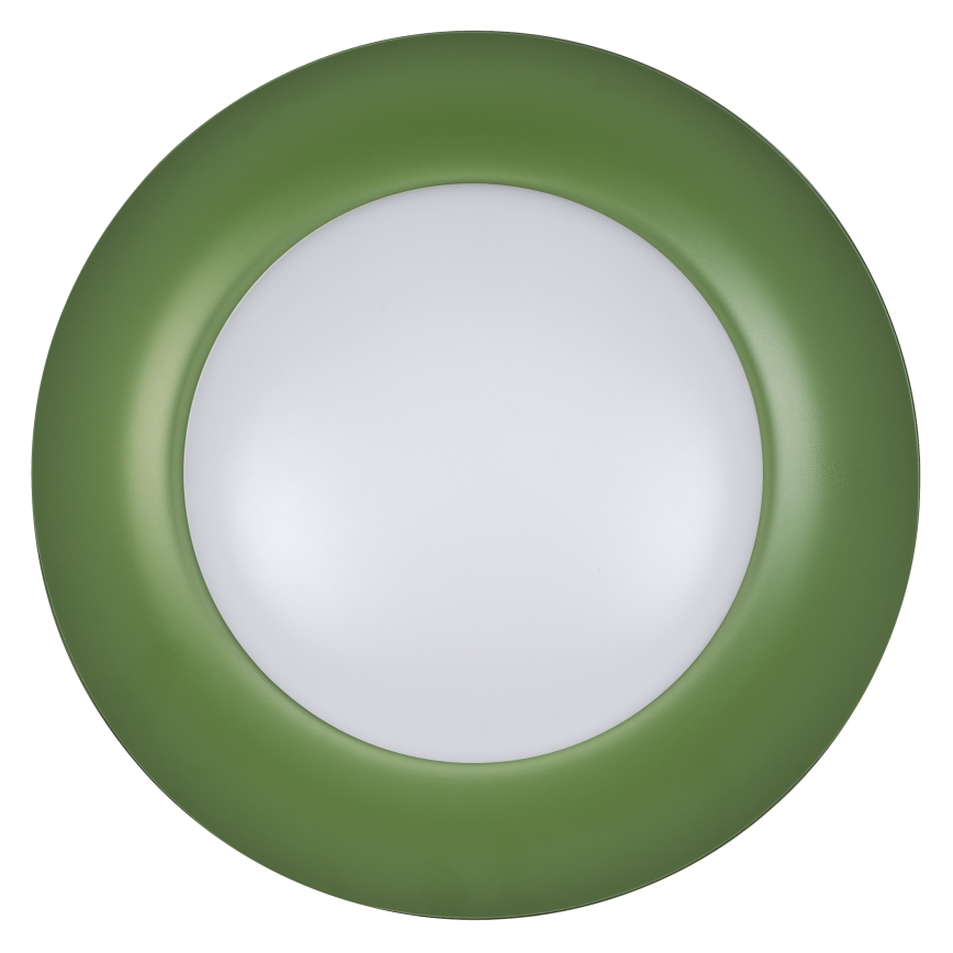 Osram - Plafón LED regulable ORBIS PLATE LED/19W/230V, Ø 31 cm, verde/negro