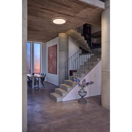 Osram - Plafón LED regulable ORBIS ULTRA SLIM LED/15W/230V 3000K Ø 23,5 cm negro