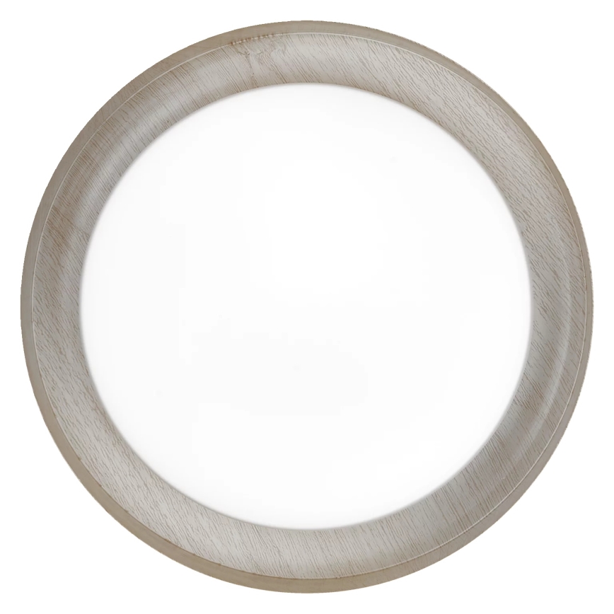 Osram - Lámpara de techo ORBIS MADRID 2xE27/10W/230V Ø 29 cm acabado en madera