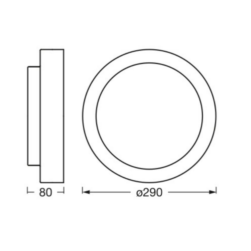 Osram - Lámpara de techo ORBIS MADRID 2xE27/10W/230V Ø 29 cm acabado en madera