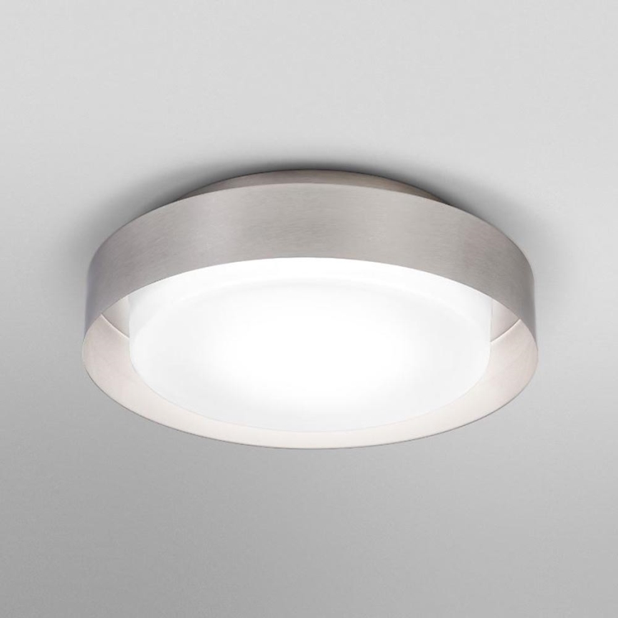 Osram - Lámpara de techo ORBIS MADRID 2xE27/10W/230V Ø 29 cm cromo mate