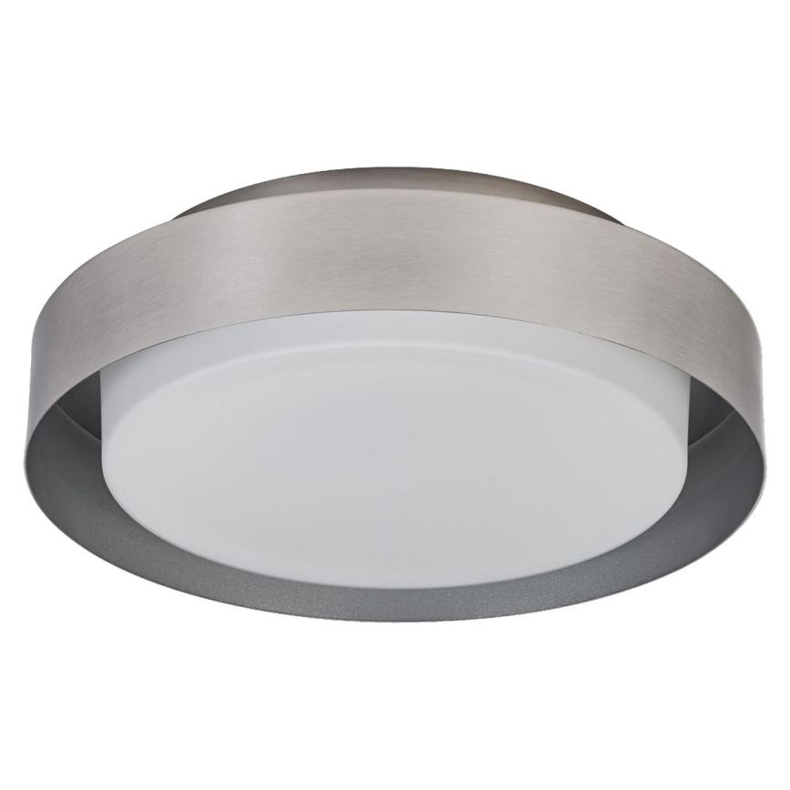 Osram - Lámpara de techo ORBIS MADRID 2xE27/10W/230V Ø 29 cm cromo mate