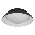 Osram - Lámpara de techo ORBIS MILAN 2xE27/10W/230V, diámetro 30,5 cm, negra