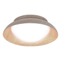 Osram - Lámpara de techo ORBIS MILAN 2xE27/10W/230V Ø 30,5 cm acabado en madera