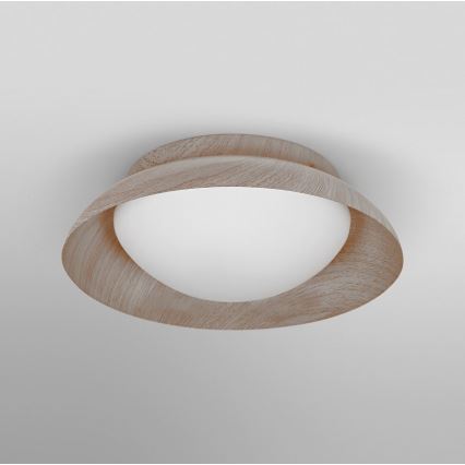 Osram - Lámpara de techo ORBIS MILAN 2xE27/10W/230V Ø 30,5 cm acabado en madera