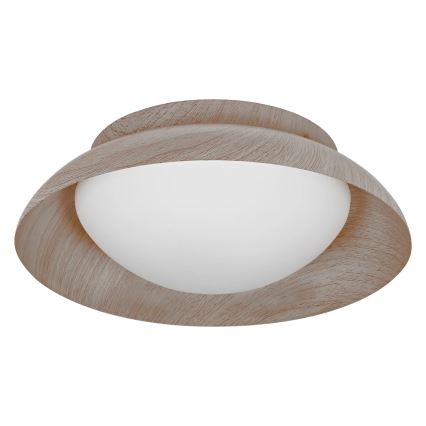 Osram - Lámpara de techo ORBIS MILAN 2xE27/10W/230V Ø 30,5 cm acabado en madera