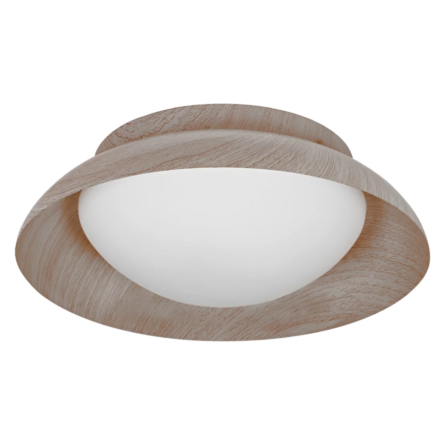 Osram - Lámpara de techo ORBIS MILAN 2xE27/10W/230V Ø 30,5 cm acabado en madera