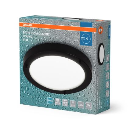 Osram - Luminaria de techo para baño BATHROOM CLASSIC 1xE27/15W/230V Ø 31 cm IP44