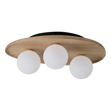 Osram - Lámpara de techo WOOD NEST 3xG9/5W/230V en madera de caucho