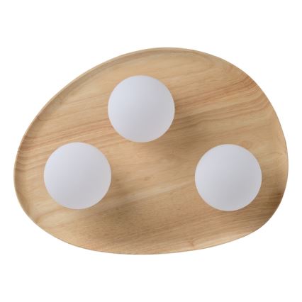 Osram - Lámpara de techo WOOD NEST 3xG9/5W/230V en madera de caucho