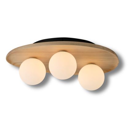 Osram - Lámpara de techo WOOD NEST 3xG9/5W/230V en madera de caucho