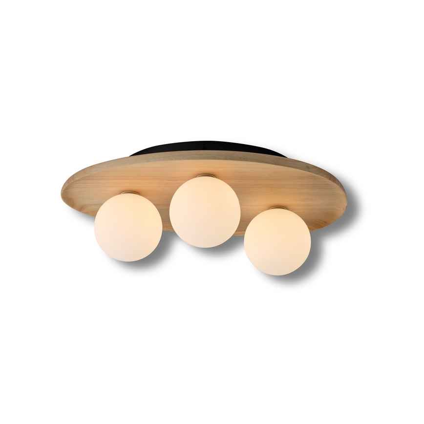 Osram - Lámpara de techo WOOD NEST 3xG9/5W/230V en madera de caucho