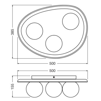 Osram - Lámpara de techo WOOD NEST 3xG9/5W/230V en madera de caucho