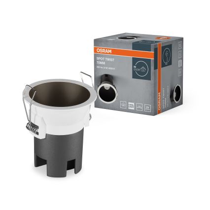 Osram - Lámpara empotrable LED SPOT TWIST LED/5W/230V 4000K Ø 7 cm blanca/negra