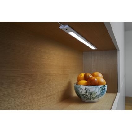 Osram - Luminaria LED regulable para debajo del mueble con sensor de movimiento CABINET LED/6W/230V 3000K 30 cm blanca