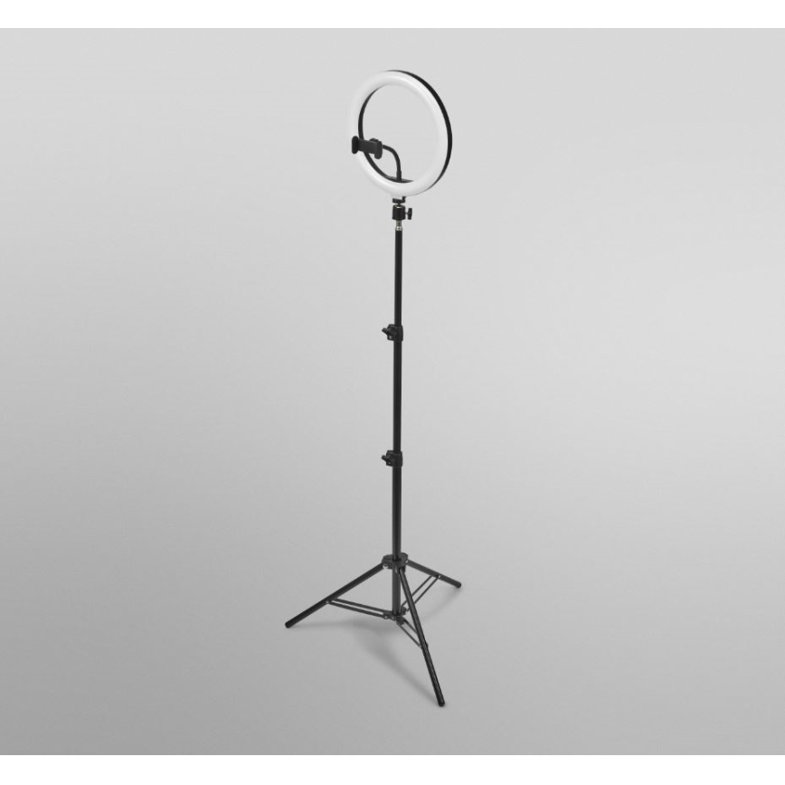 Osram - Lámpara LED regulable con trípode y soporte para vlogs LED/6W/USB 210 mAh