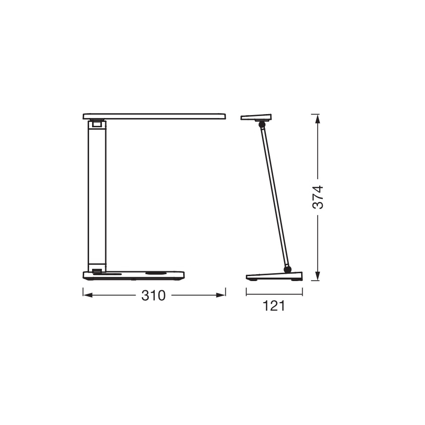 Osram - Lámpara de escritorio LED regulable OFFICE LINE LED/7W/230V 3000/4000/6500K blanca