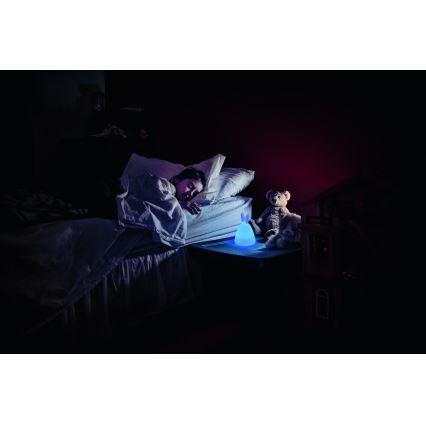 Osram - Lámpara nocturna infantil táctil TOUCH LED/2,5W/5V 1200 mAh conejito