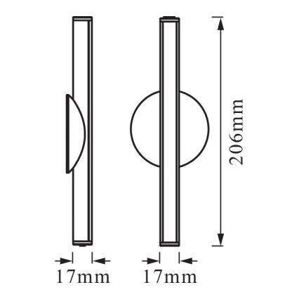 Osram - Luz de orientación recargable LED regulable LEDSTIXX LED/2W/5V CRI 90 IP44 blanco