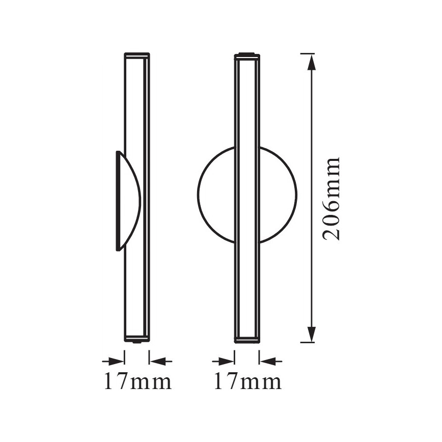 Osram - Luz de orientación recargable LED regulable LEDSTIXX LED/2W/5V CRI 90 IP44 blanco