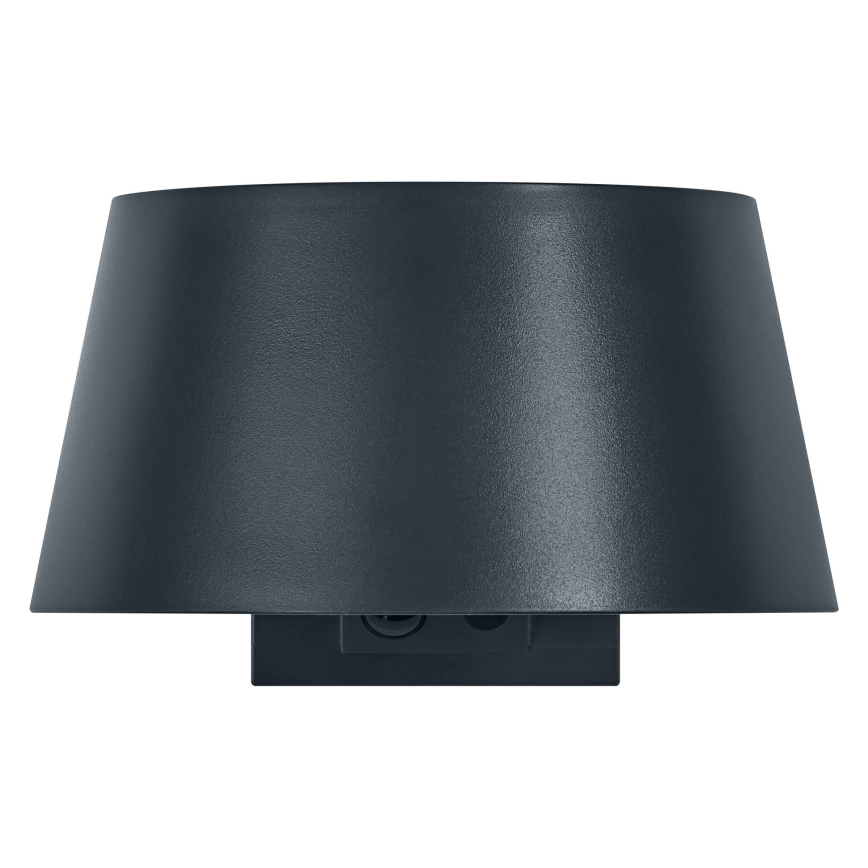 Osram - Aplique solar de pared LED con sensor ENDURA STYLE LED/10,1W/4,2V 2000 mAh IP54 antracita