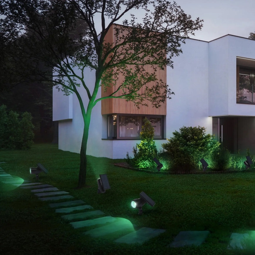 Osram - Lámpara solar LED RGBW regulable SMART+ SOLAR LED/0,6W/3,7V 2000 mAh 3000-6500K IP44