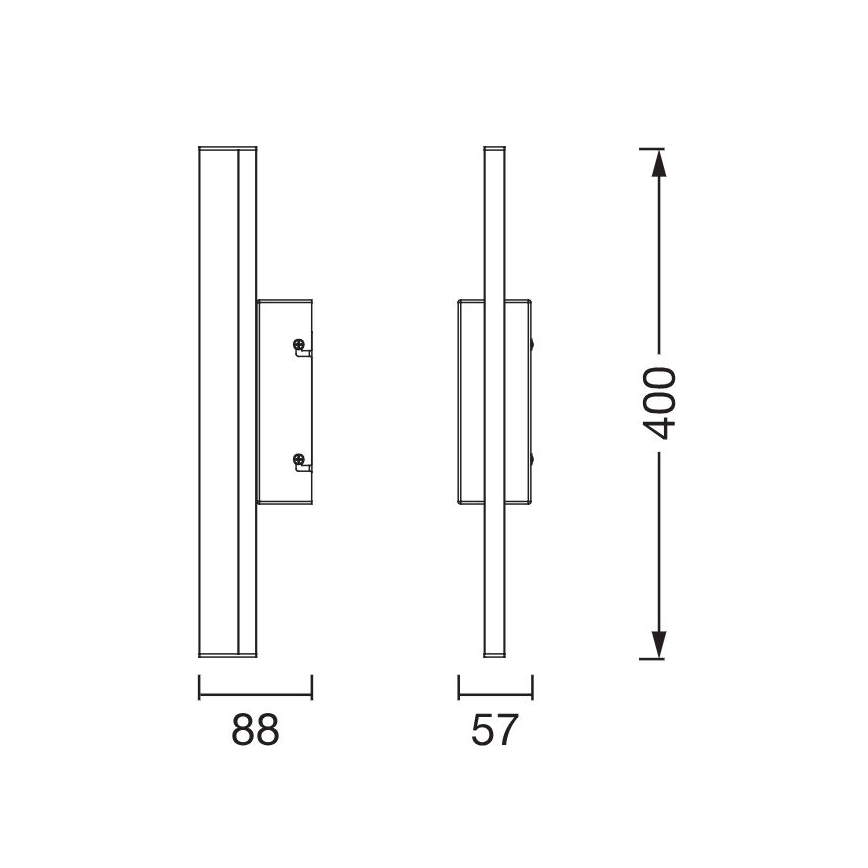 Osram - Iluminación LED regulable para espejo ORBIS MIRROR LED/6,8W/230V 40 cm 3000/4000K IP44 cromo brillante