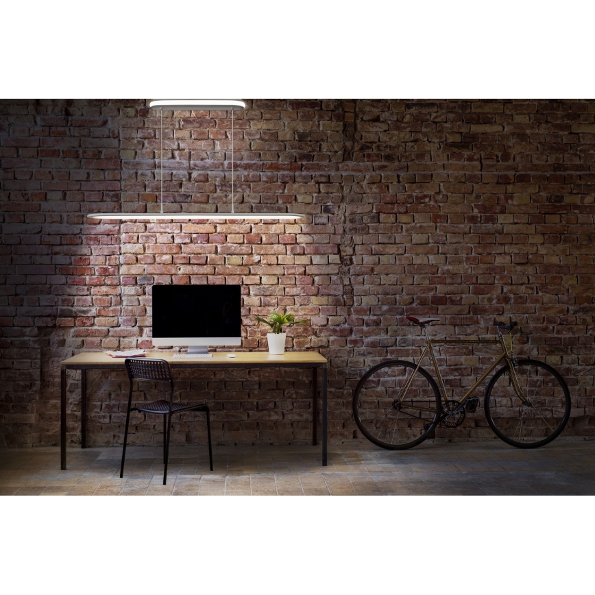 Osram - Lámpara colgante LED regulable con cable OFFICE LINE LED/57W/230V 4000K 100 cm IRC 90 blanca