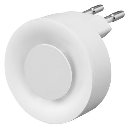Osram - Luz nocturna LED con sensor de movimiento y crepuscular LUNETTA LED/0,31W/230V blanco
