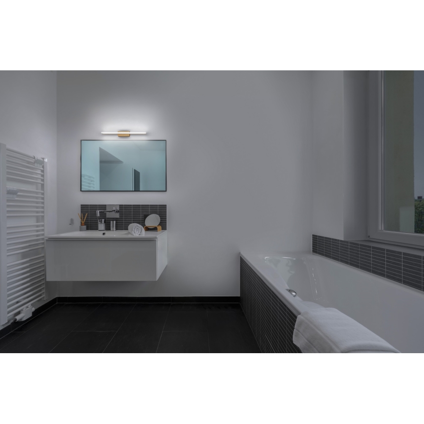 Osram - Iluminación LED regulable con sensor táctil para espejo de baño ORBIS MIRROR LED/6,8W/230V 40 cm 3000/4000K IP44 beige