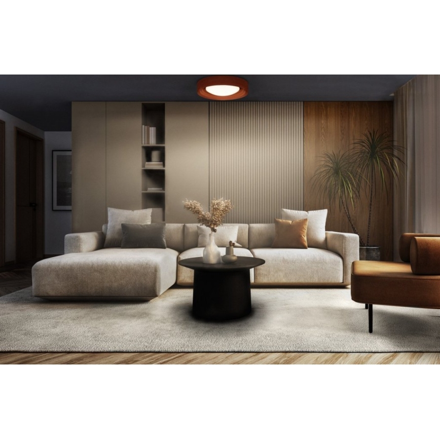 Osram - Luminaria de techo LED regulable ORBIS CONCRETE LED/24,5W/230V Ø 50 cm marrón/hormigón